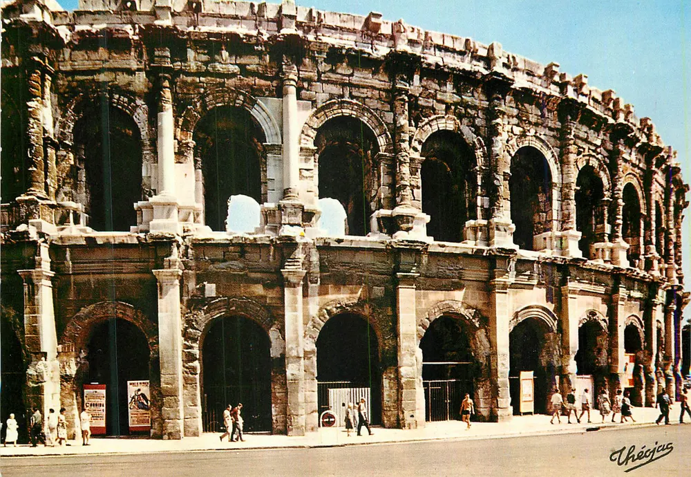 Nîmes — Die Arenen, römische Zeit — Editions « Théójac », Limoges - Vorderseite