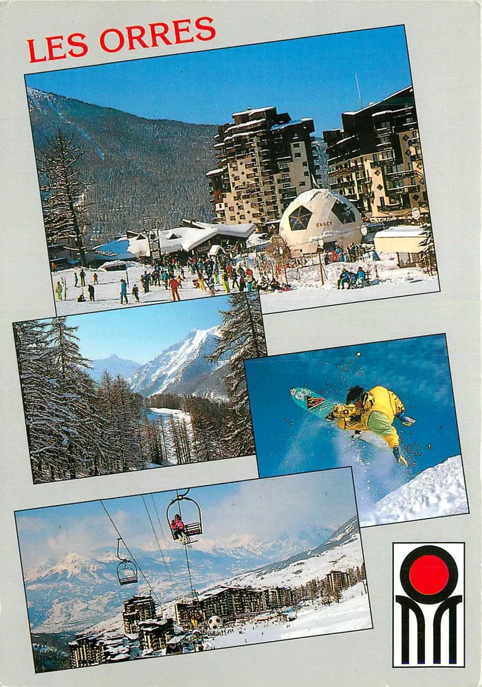 Les Orres — estação de esqui — Edição das Alpes - Frente