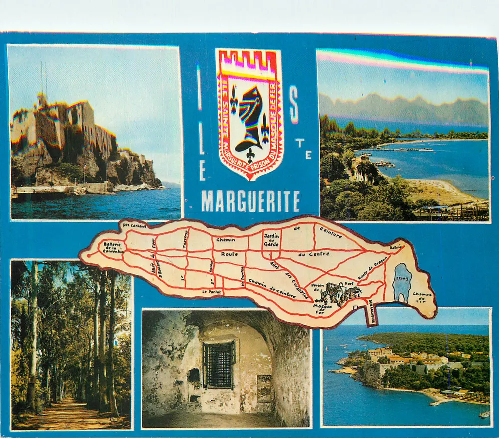 Ilha Santa Margarida — Planta da ilha — Edições 'MAR' Nice - Frente