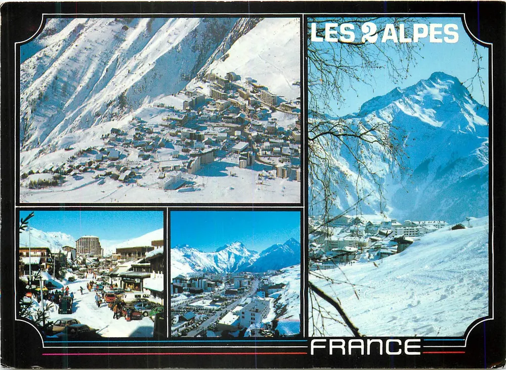 Les 2 Alpes — França — editor Les 2 Alpes, N°198 - Frente