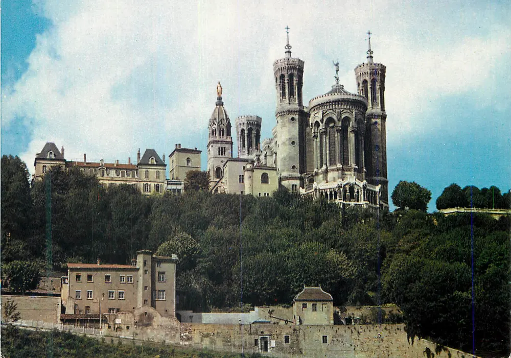 Basílica de Fourvière — Lyon — Editor Iris Mexichrome - Frente