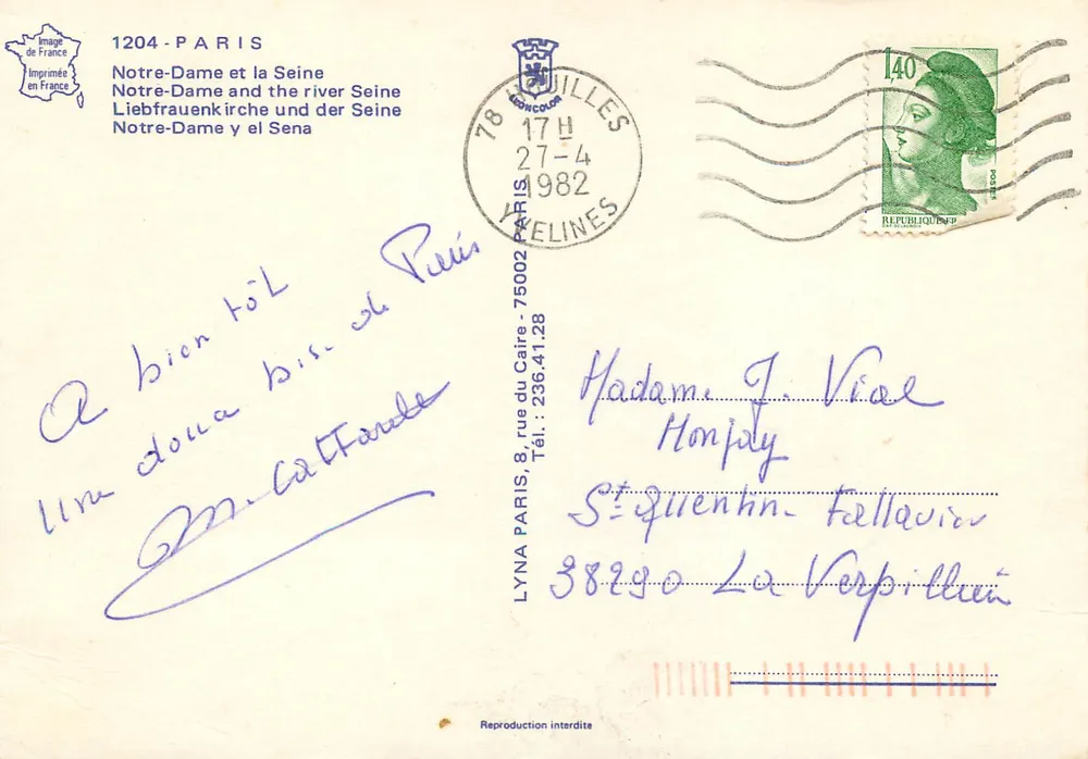 Nossa Senhora de Paris — a Sena — edição LYNACOLOR - Verso