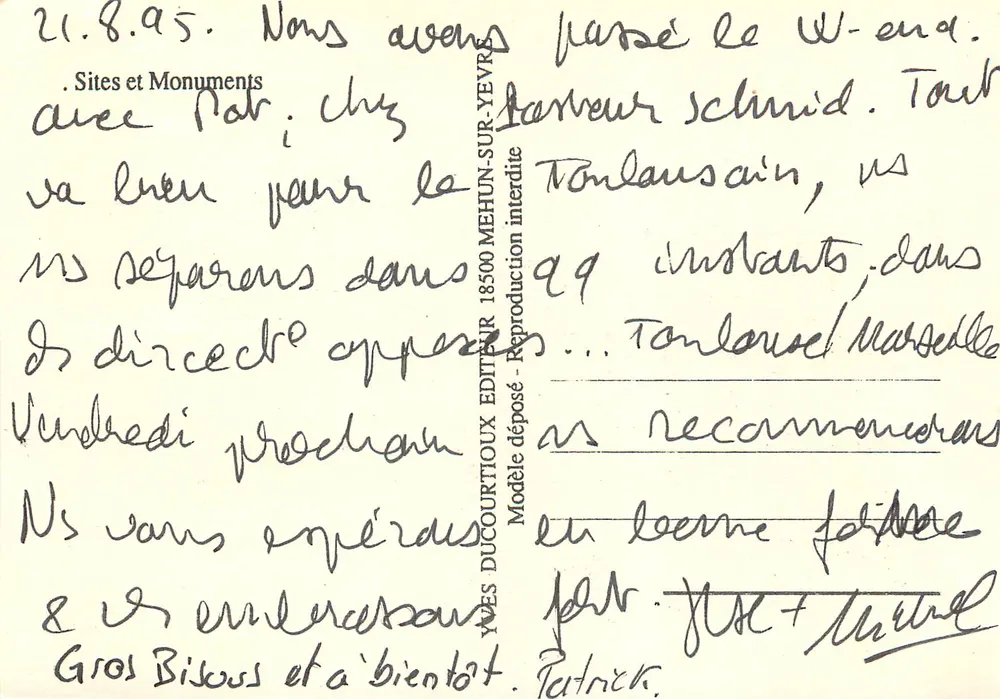 Fons sur Lussan — vista do vilarejo com igreja — Yves Ducourtieux, n°30170 - Verso