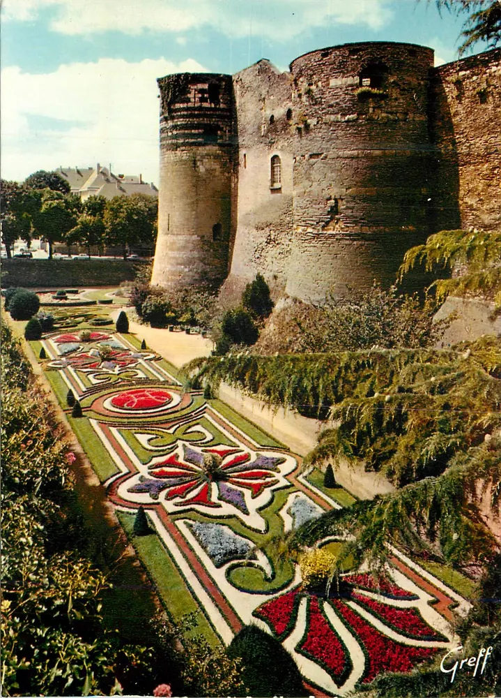 Schloss Angers — Gärten — Editions Greff - Vorderseite
