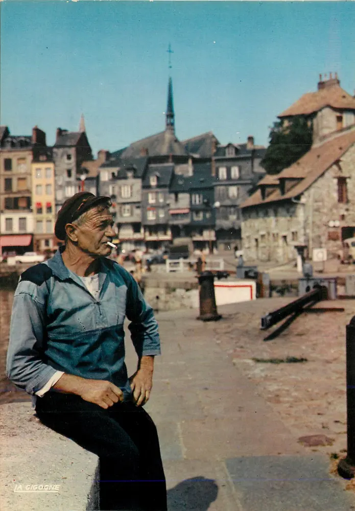 O canto do Pescador — Honfleur — Edições Normandia - Frente