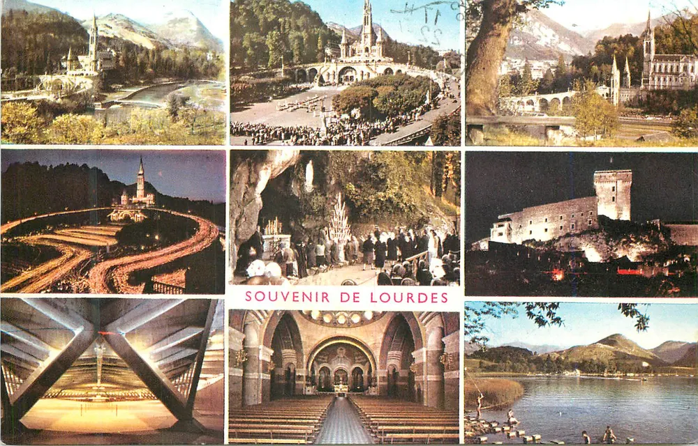 Lourdes — Lembrança de Lourdes — Edição A. Doucet - Frente