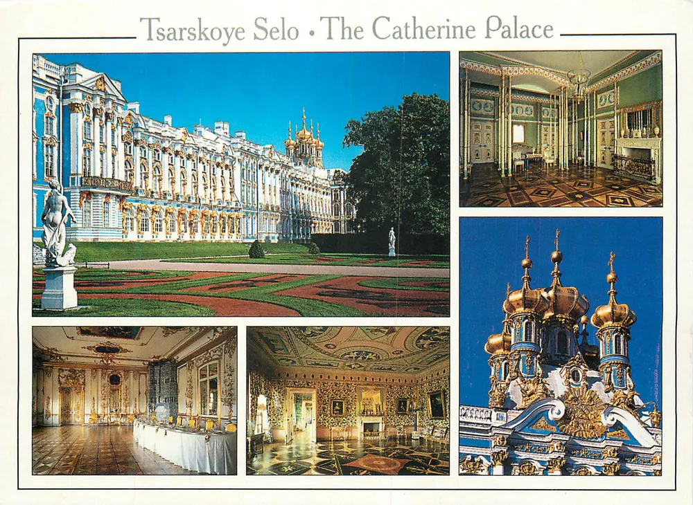Tsarskoye Selo • O Palácio da Catarina — Éditeur L. Bogdanov, n° de série SP6 075 - Frente