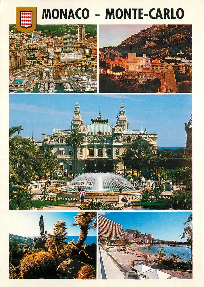 Mônaco - Monte-Carlo — Vistas diversas — Edições Molipor - Frente