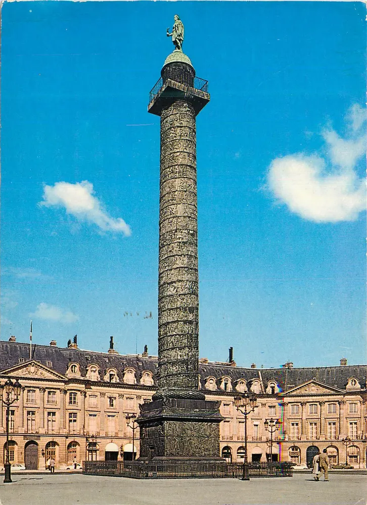 Coluna Vendôme — Paris — O.V.E.T. Impresso na Itália - Frente
