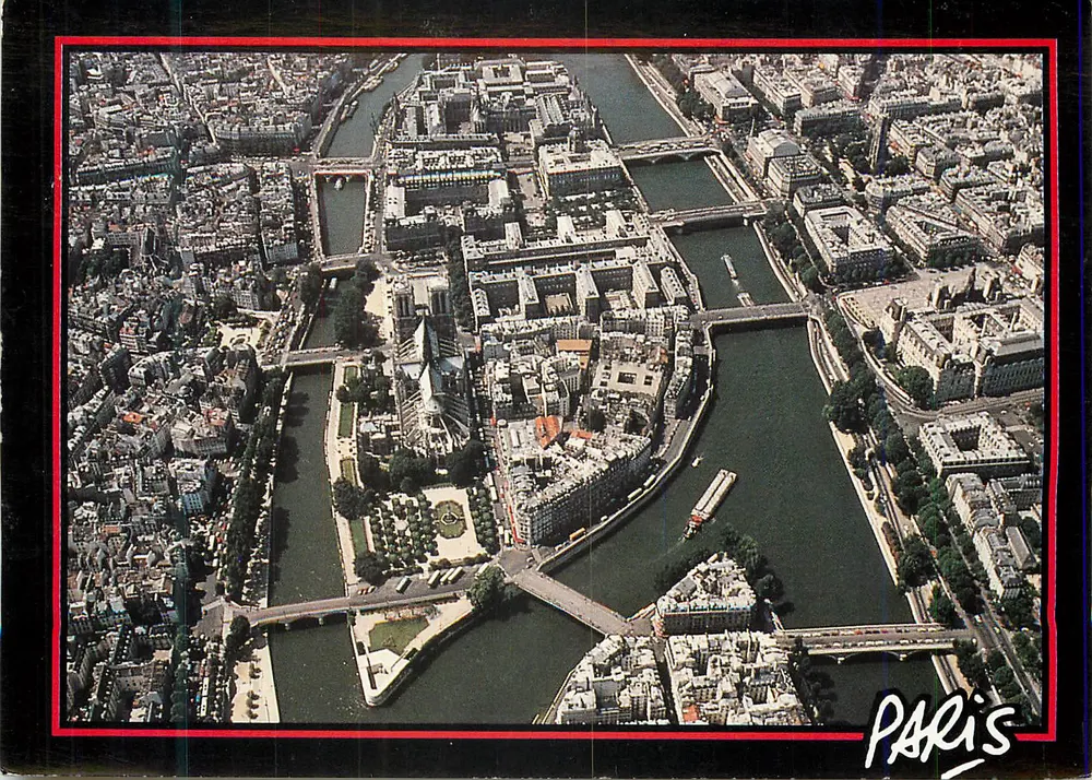 Notre-Dame - Ilha da Cidade — vista aérea — Image In Editions, n° CS 75101-0-0186 - Frente