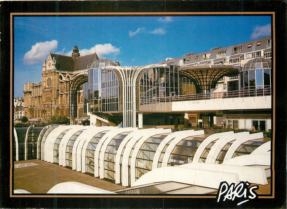 Forum des Halles — Świątynia Świętego Eustacha — Fotogram - Awers