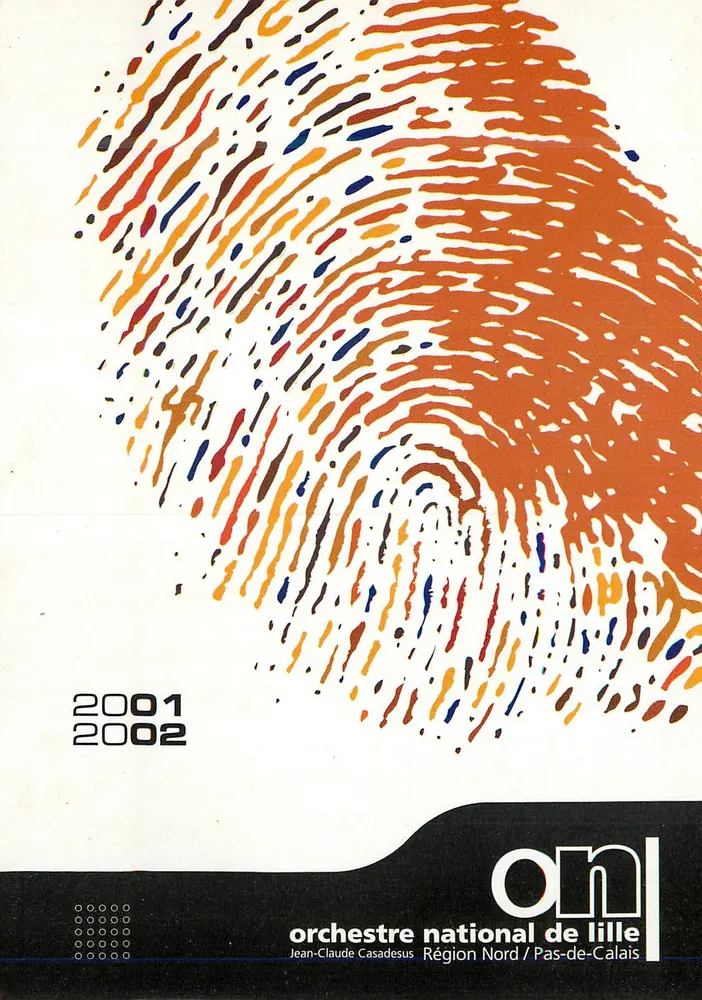 lille 국립 오케스트라 — 2001/2002 시즌 — ONL - 앞면