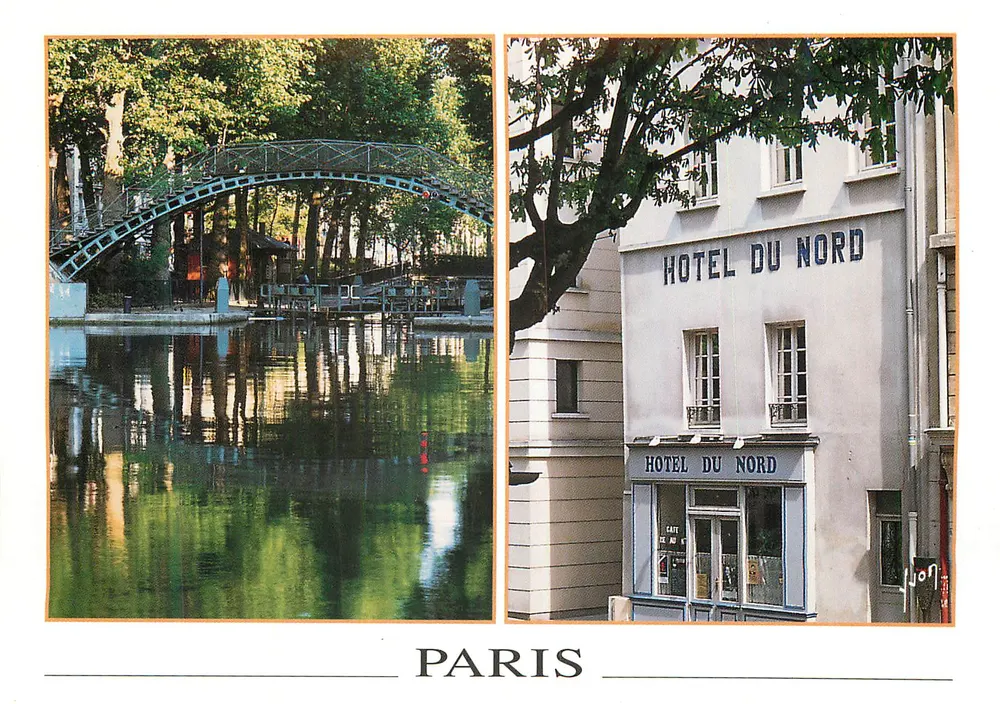 Canal Saint-Martin — Hotel du Nord — Yvon - Frente