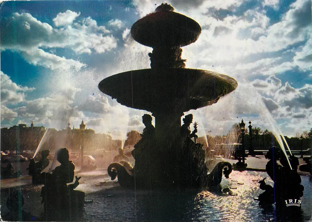 Platz der Concorde — Fontänen — Éditions CHANTAL, Paris - Vorderseite