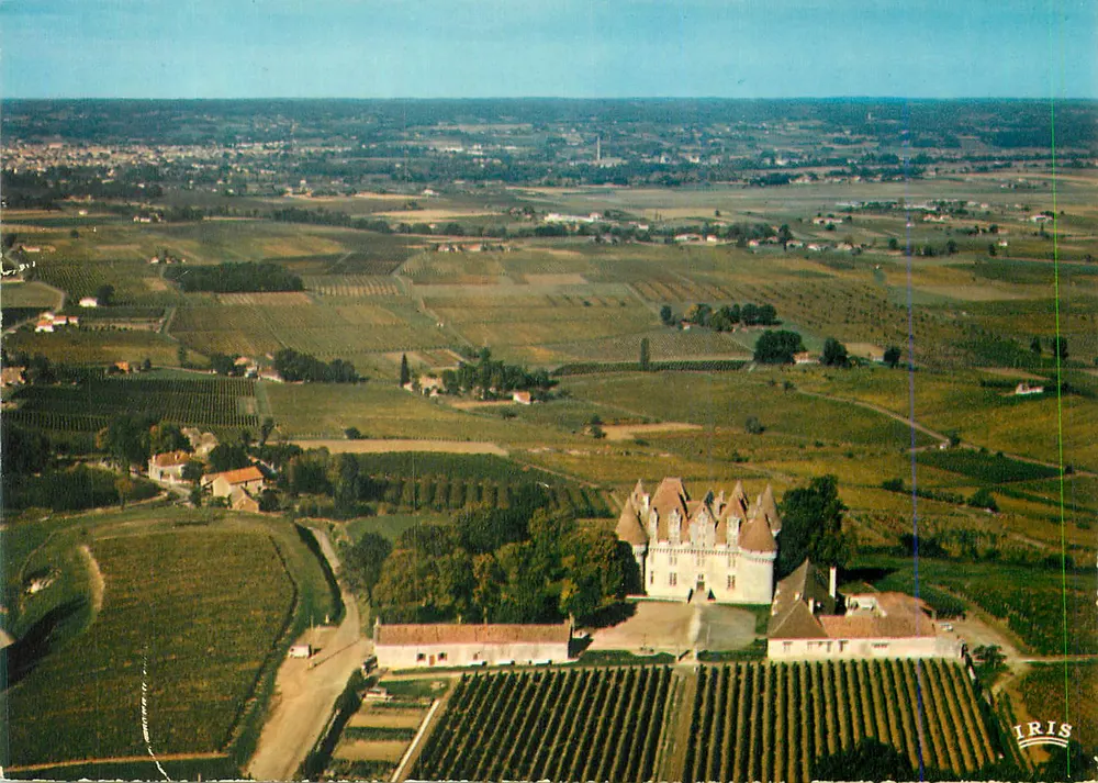 Castelo de Monbazillac — Dordogne — Edições Iris - Frente