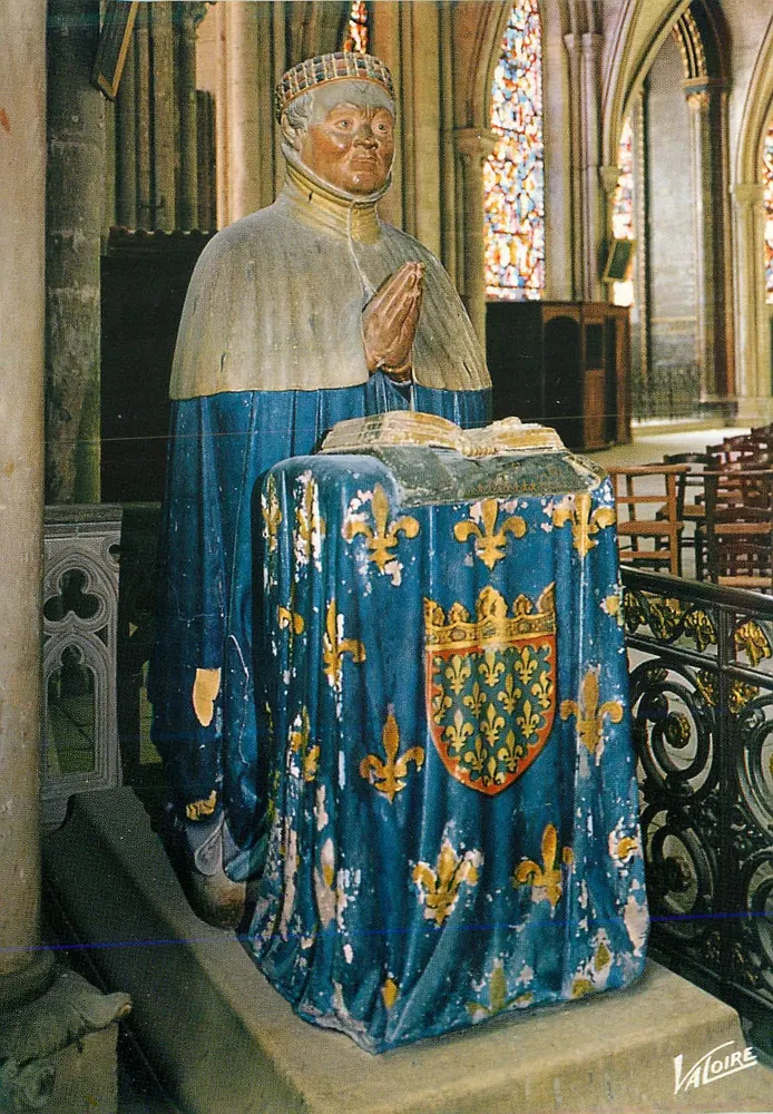Saint-Etienne — le Duc Jean de Berry — marbre du XVème siècle — Éditions Valoire - Recto