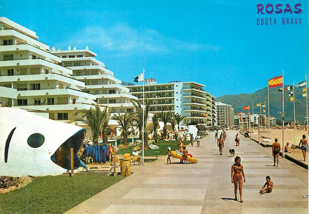 Rosas - Costa Brava — luxuriöse Hotels und maritime Promenade — Verlag FOTO Barcelona - Vorderseite