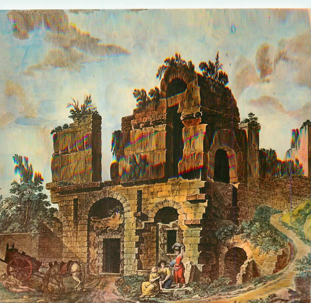 Nîmes (Gard) — O templo de Diana, 1º século a.C. — Éditions ESTEL & LECONTE, n° 12477 Z - Frente