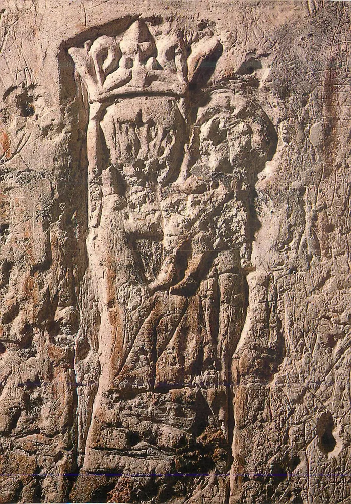 Maria mit Kind — Graffiti der Zellen des Synodalpalastes — Museen von Sens (89 - Yonne) — Regionaler Verlag - Vorderseite