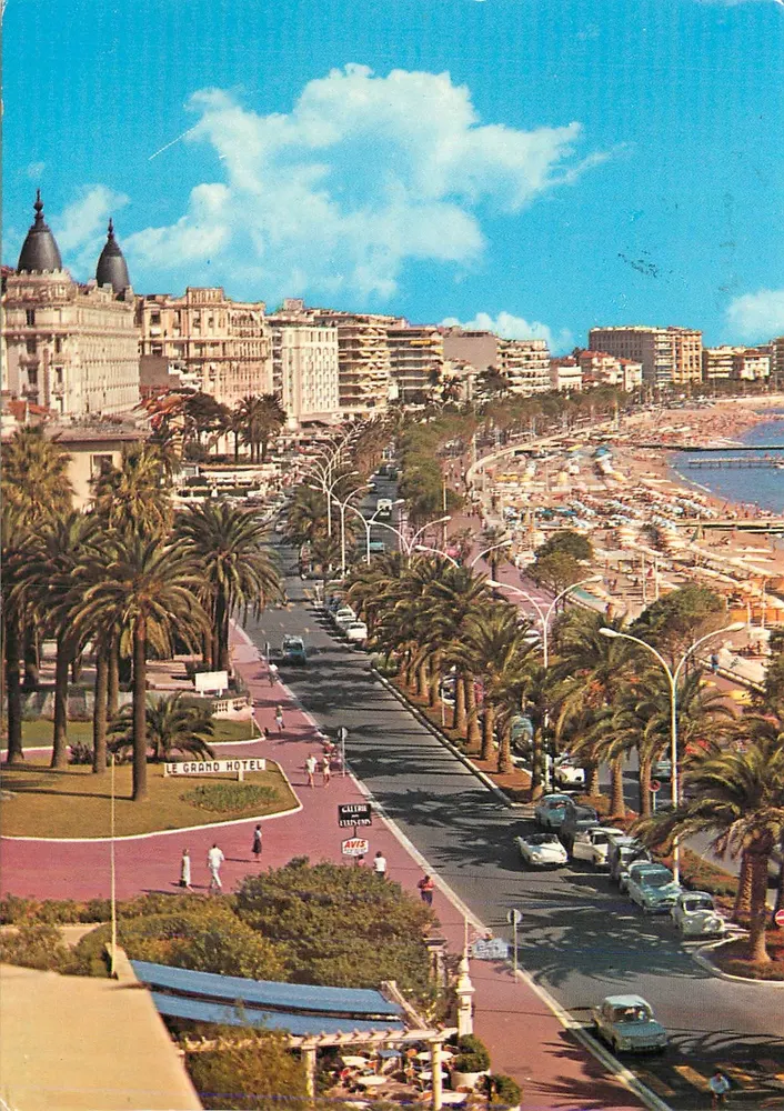 Cannes — Promenade de la Croisette — Edições de Arte ALTARI - Frente