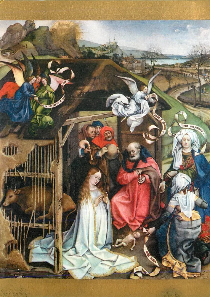 Die Geburt Christi — Der Meister von Flemalle — Museum Dijon - Vorderseite