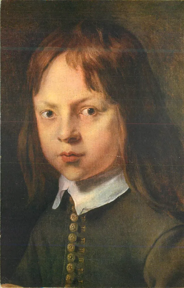 Retrato de criança — Le Nain — Editado pelo COMITÉ NATIONAL DE L'ENFANCE, Paris - Frente