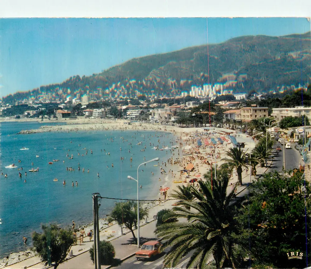 La Ciotat (B.du-R.) — Der Strand und der Boulevard Beau Rivage — IRIS - Vorderseite