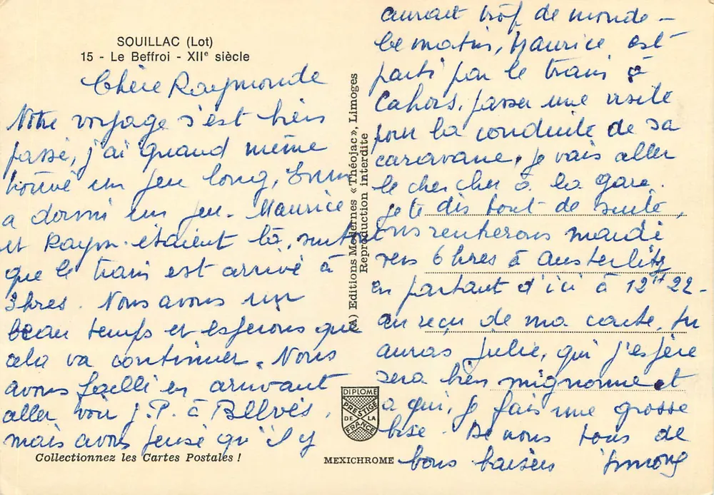 Souillac (Lot) — The Bell Tower of the 12th Century — Modern Editions « Théolac » - Back