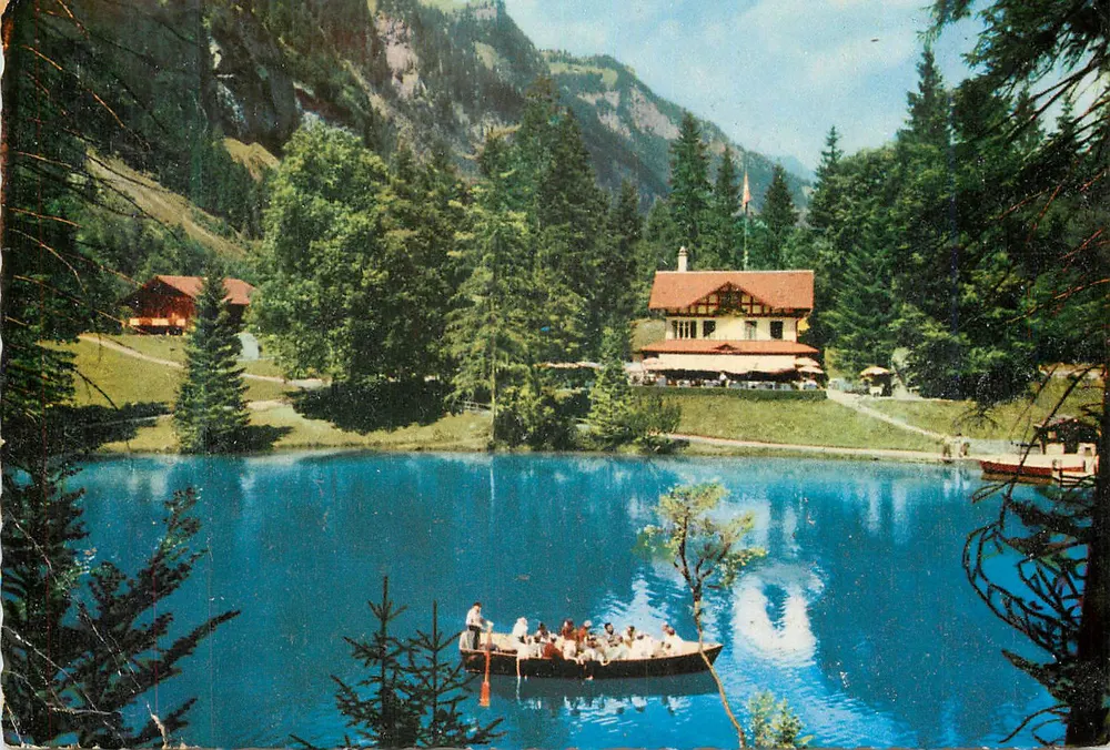 Blausee bei Kandersteg — Lac Bleu — Verlag A. Kloner, Schwanden / GL, No. 605 - Frente