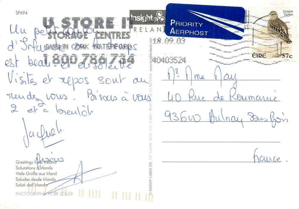 Irlanda — paisagens e publicidade Guinness — Insight Cards Ltd - Verso
