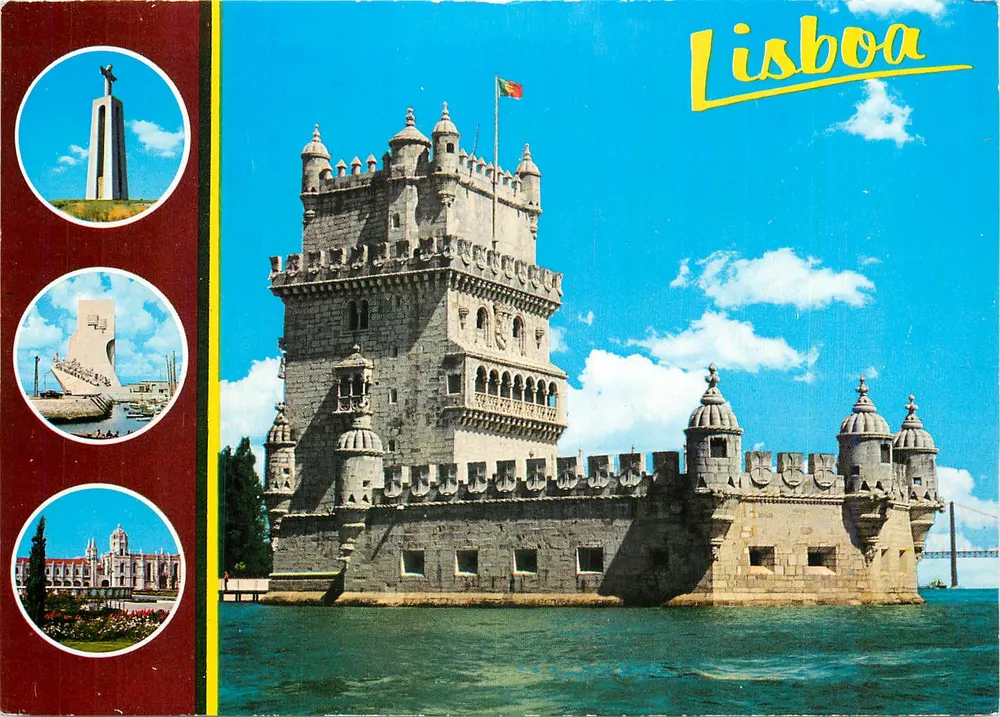 Torre van Belém — Lissabon — uitgever DÚLIA, n° 496 - Voorkant