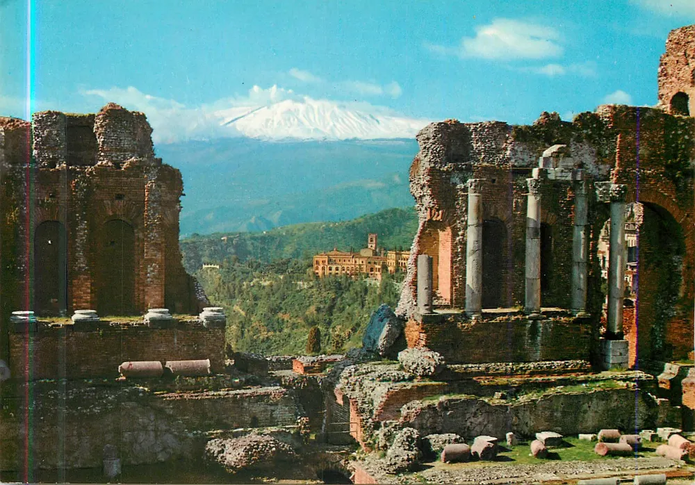 Taormina — Teatro Grego — Ed. Sicilia Folklore, n°20 - Frente