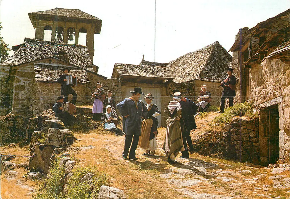 La Montagnarde — Folklore des Massif Central — Luxusausgabe, Serie 258 - Vorderseite