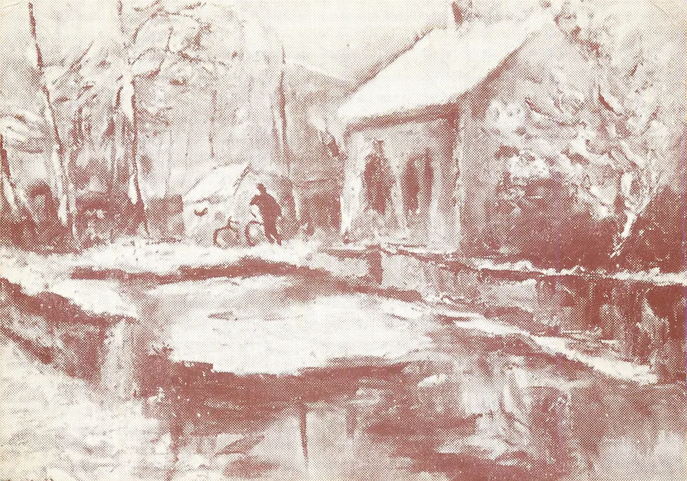 De mare St-Lucien — schilderij van William CLOCHARD — uitgever niet zichtbaar - Voorkant