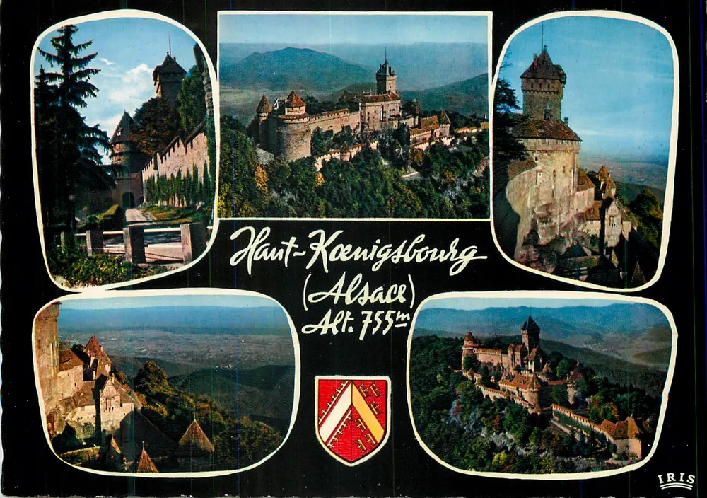 Château de Haut-Koenigsbourg — Alsace — éditeur IRIS - Recto