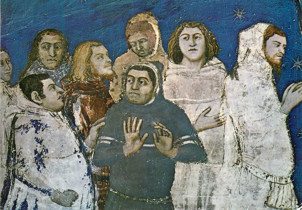 Avignon - Palácio dos Papas — Detalhe das frescas de Matteo Giovanetti (1344-45) — Edições CAUDO MOISENAT - Frente