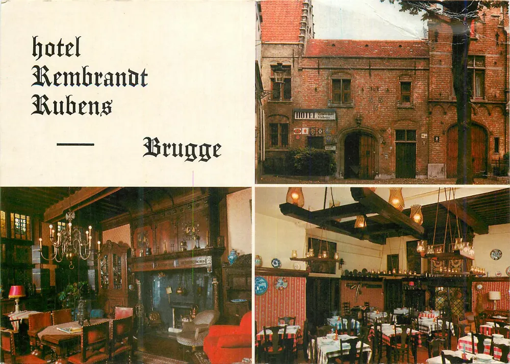 Hotel Rembrandt-Rubens — Bruges — editor N.V. Pluspoint Blanenberge - Frente
