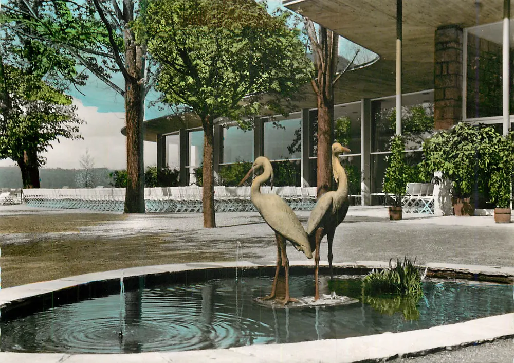 Überlingen am Bodensee — Kurhalle — Luftkurort und Kneippheilbad - Vorderseite