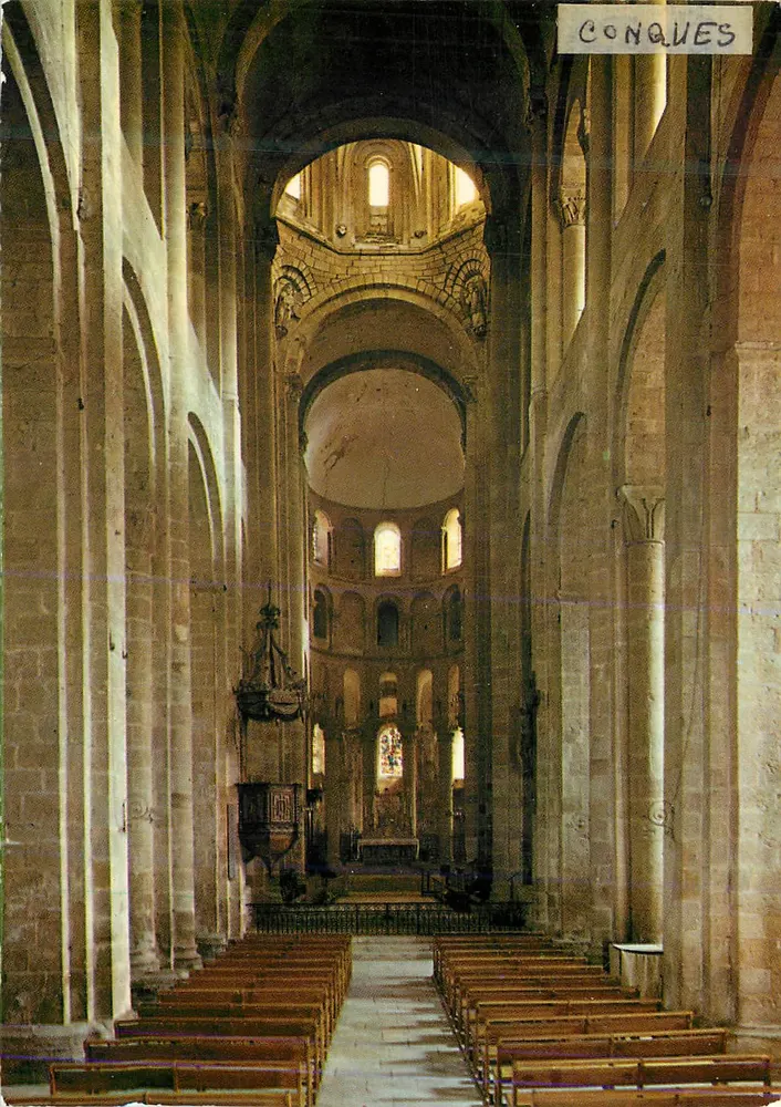 Conques — Kirche Sainte-Foy (12. Jahrhundert) — Éditions Photographiques Auguste - 91 - Ossay - Vorderseite