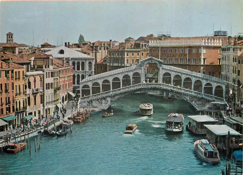 Veneza — Ponte do Rialto — Edição A. Storti n°67 - Frente