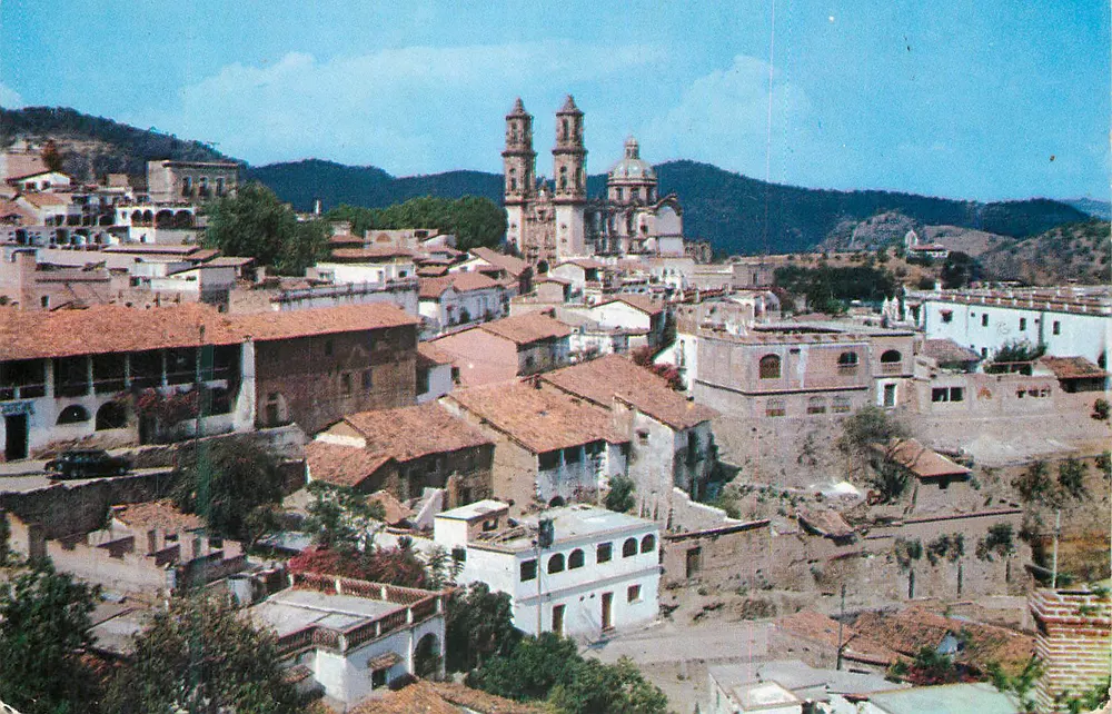 Taxco, Mexique — ville minière coloniale — éditeur Foto-Arte, n° 77106 - Recto