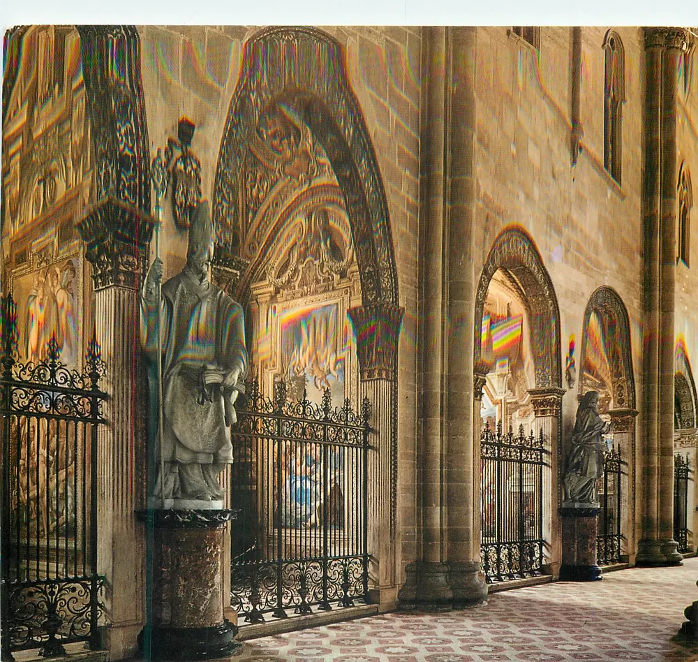 Certosa de Pavia — Nave izquierda de la Iglesia — de Fotografía a Color Ektachrome - Anverso