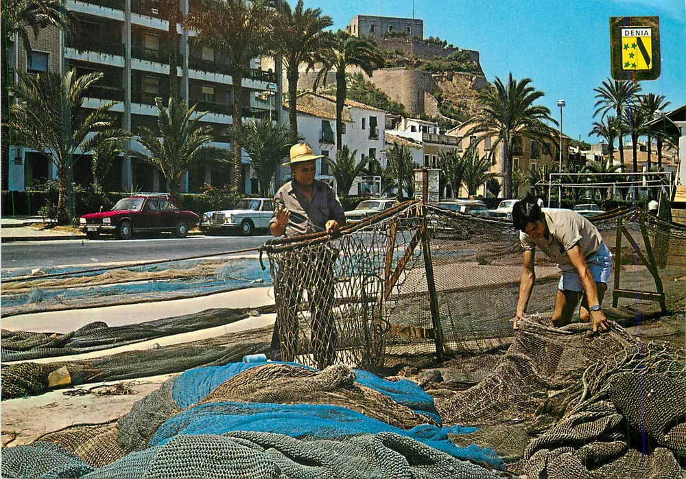 Dénia — détail du port — Éditions FISA, Palautardas, 26, Barcelone - Recto