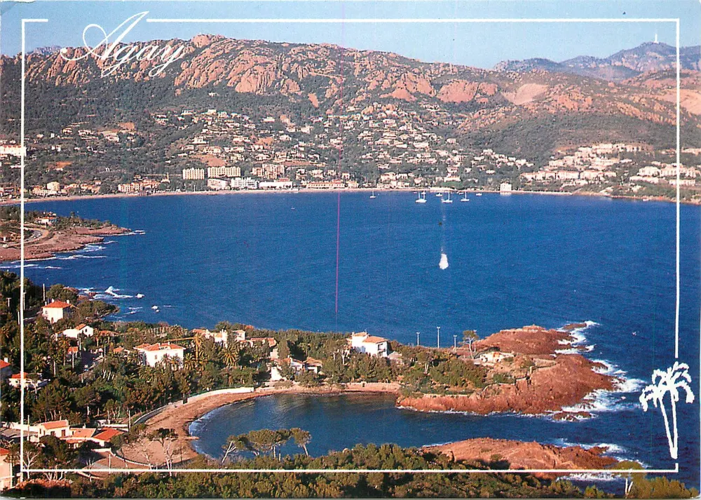 Agay — Vue générale sur le Golfe — Editions AZUR - 83370 Saint-Raphaël - Recto