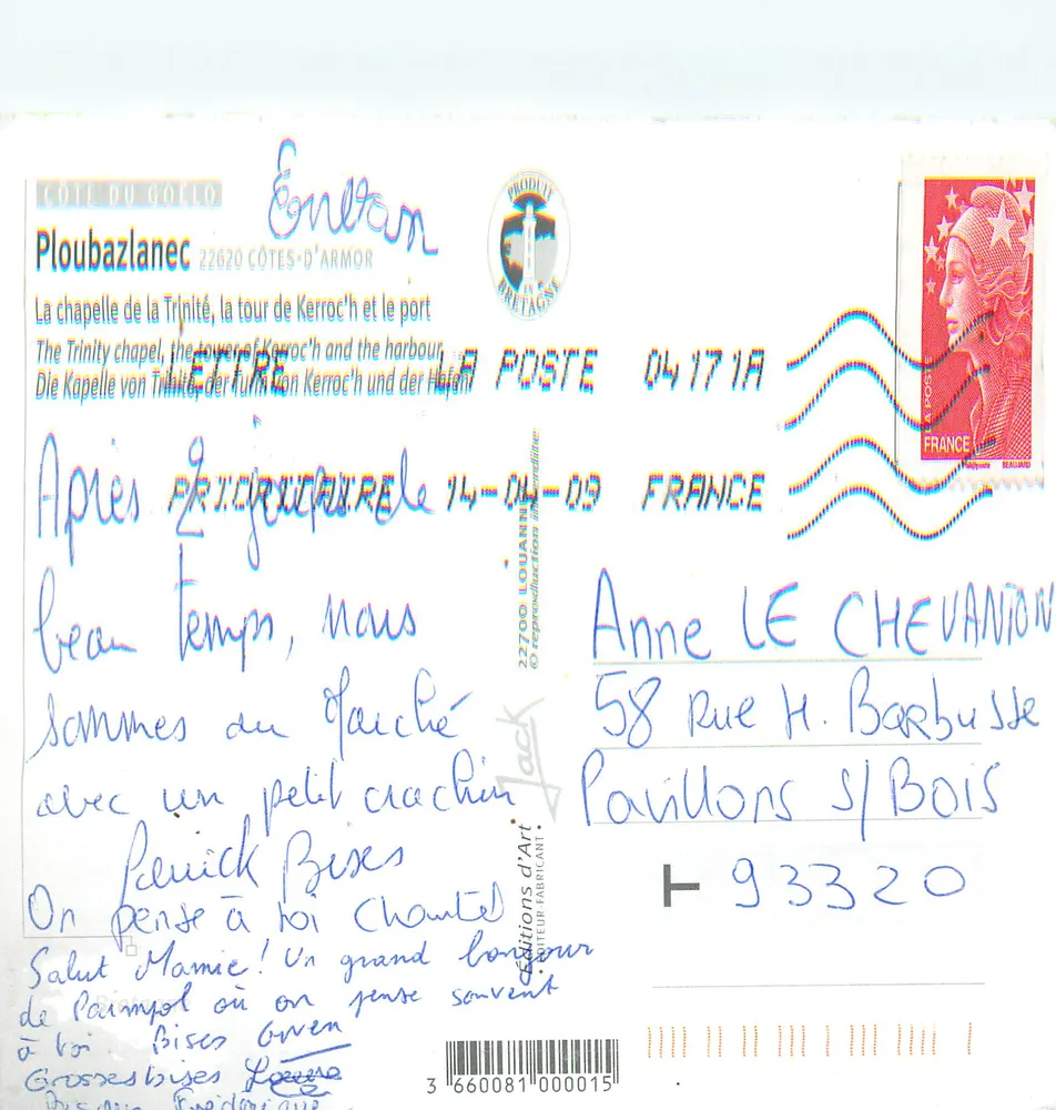 Ploubazlanec — CÔTES-D'ARMOR — Kunstausgabe - Rückseite