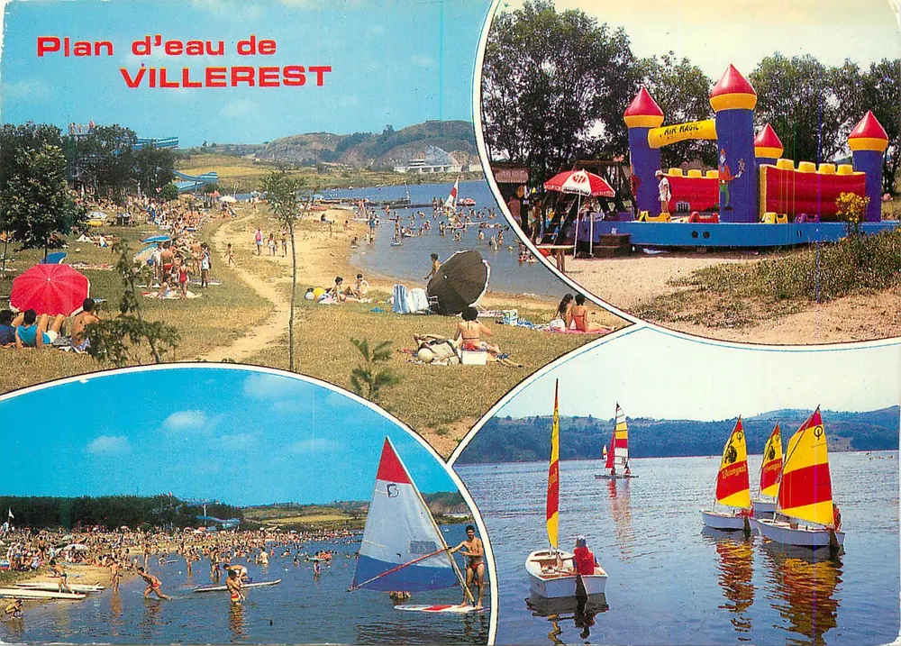 Plan d'eau de VILLEREST — Editor: Editions CELLARD, n° 713701 - Frente