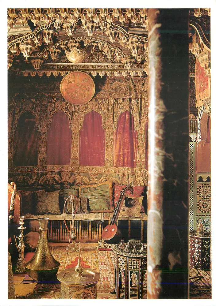 Innenraum eines türkischen Hauses — Haus von Pierre Loti — Edition Saurma - Vorderseite
