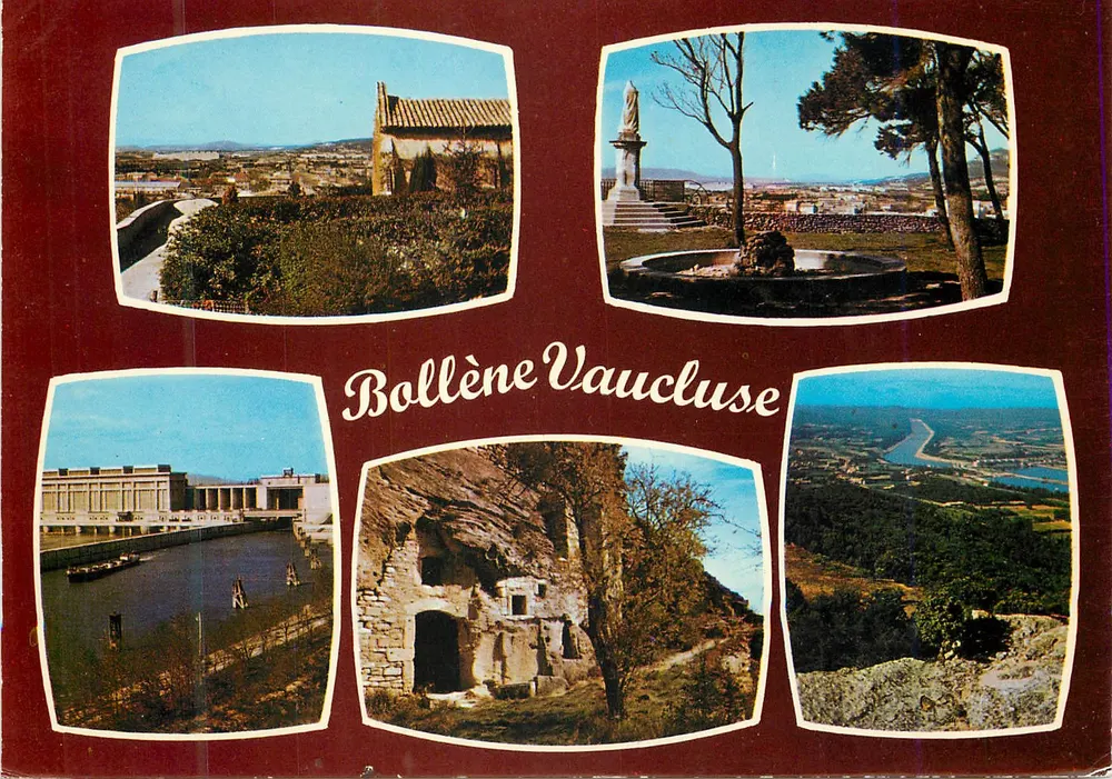 Bollène (Vaucluse) — Vista panorámica y lugares — Ediciones SL Lyon - Anverso