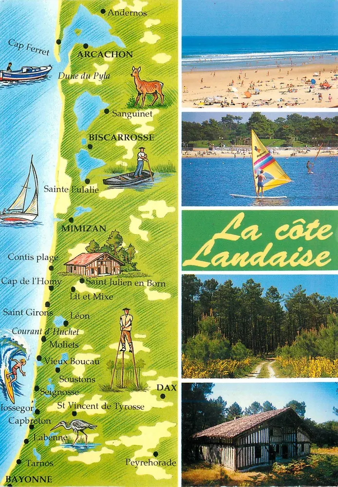 Die Landes-Küste — Editions Lavielle, Serie 'Chikitoys' - Vorderseite