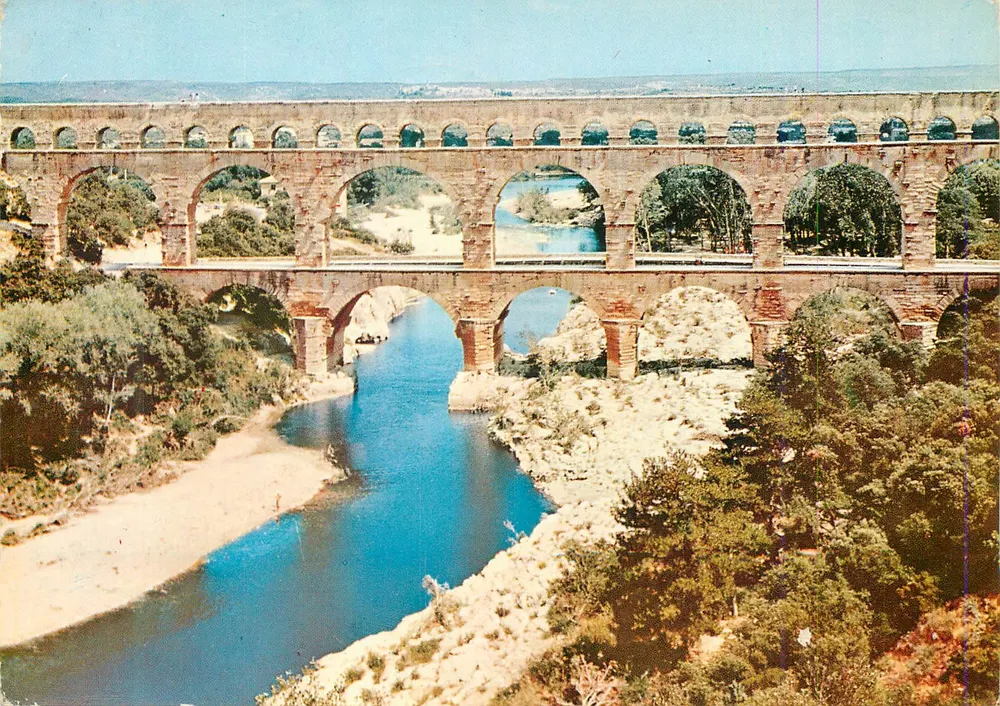 O Ponte du Gard — Aqueduto romano — Edições S.L. n°71 - Frente